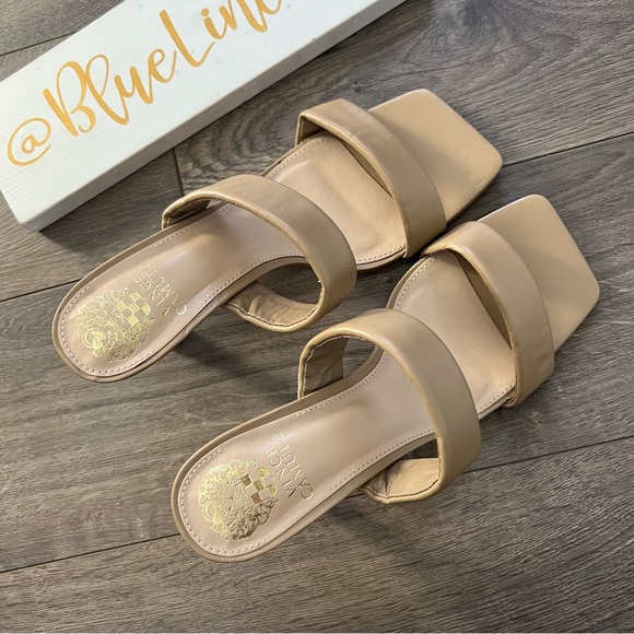 Vince Camuto Aslee Two Strap Dress Mule NWOT - Picture 3 of 6